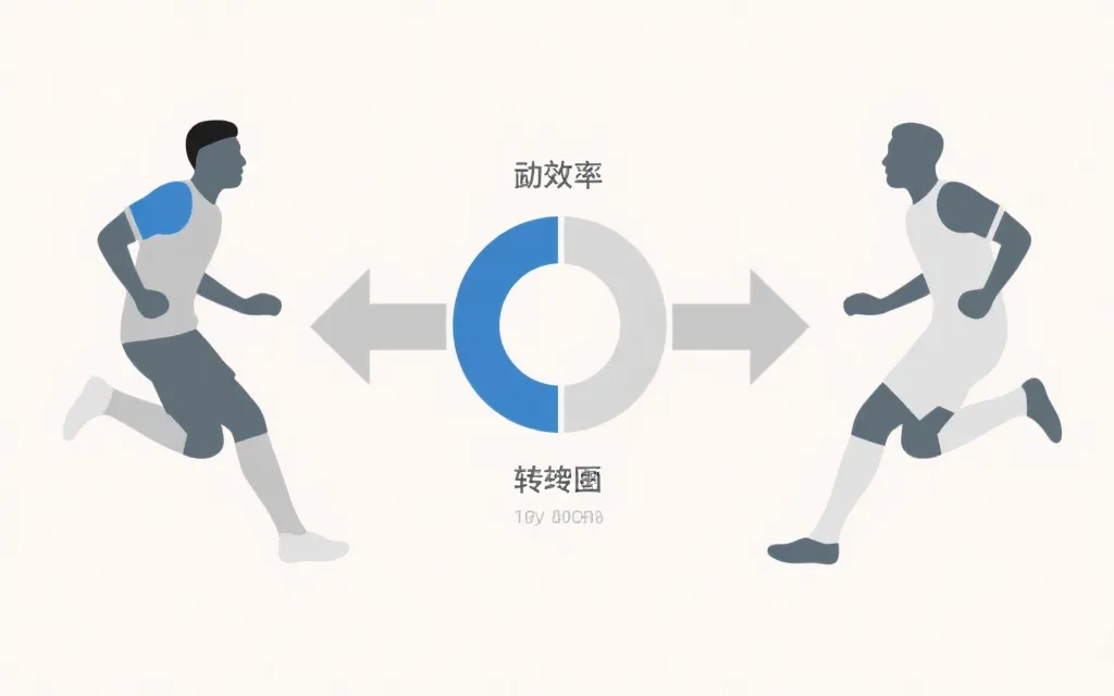 攻防效率与比赛节奏的简化示意图