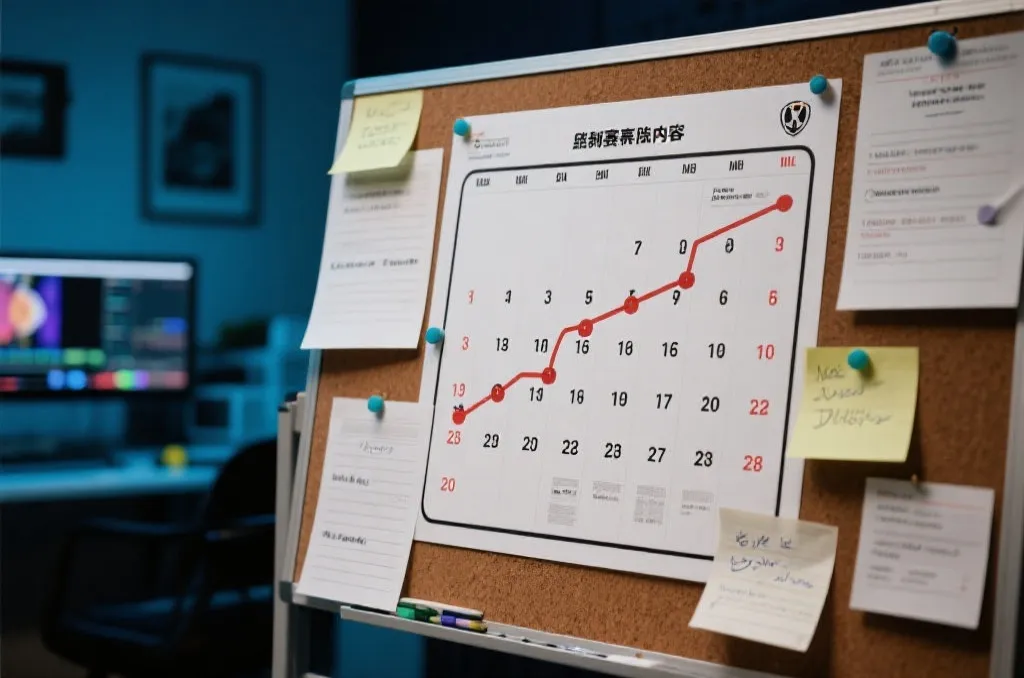 淘汰赛阶段内容矩阵与时间档期规划